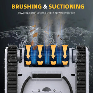 New Crab Cordless Robotic Pool Vacuum Seauto