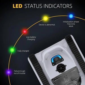 New Crab Cordless Robotic Pool Vacuum Seauto