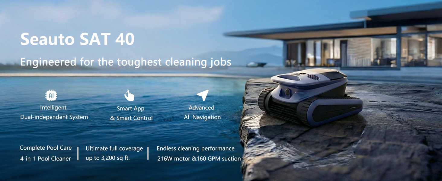 Seauto SAT40 Review 2026: Is This the Best Cordless Robotic Pool Cleaner for Inground Pools?