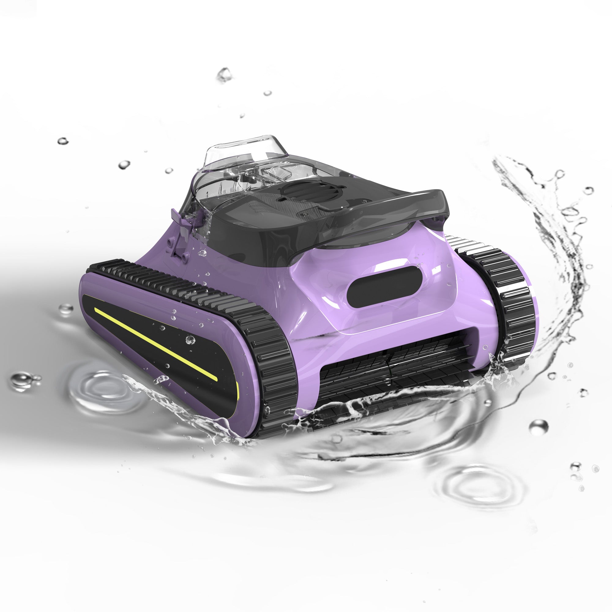 New Crab Cordless Robotic Pool Vacuum(PURPLE)