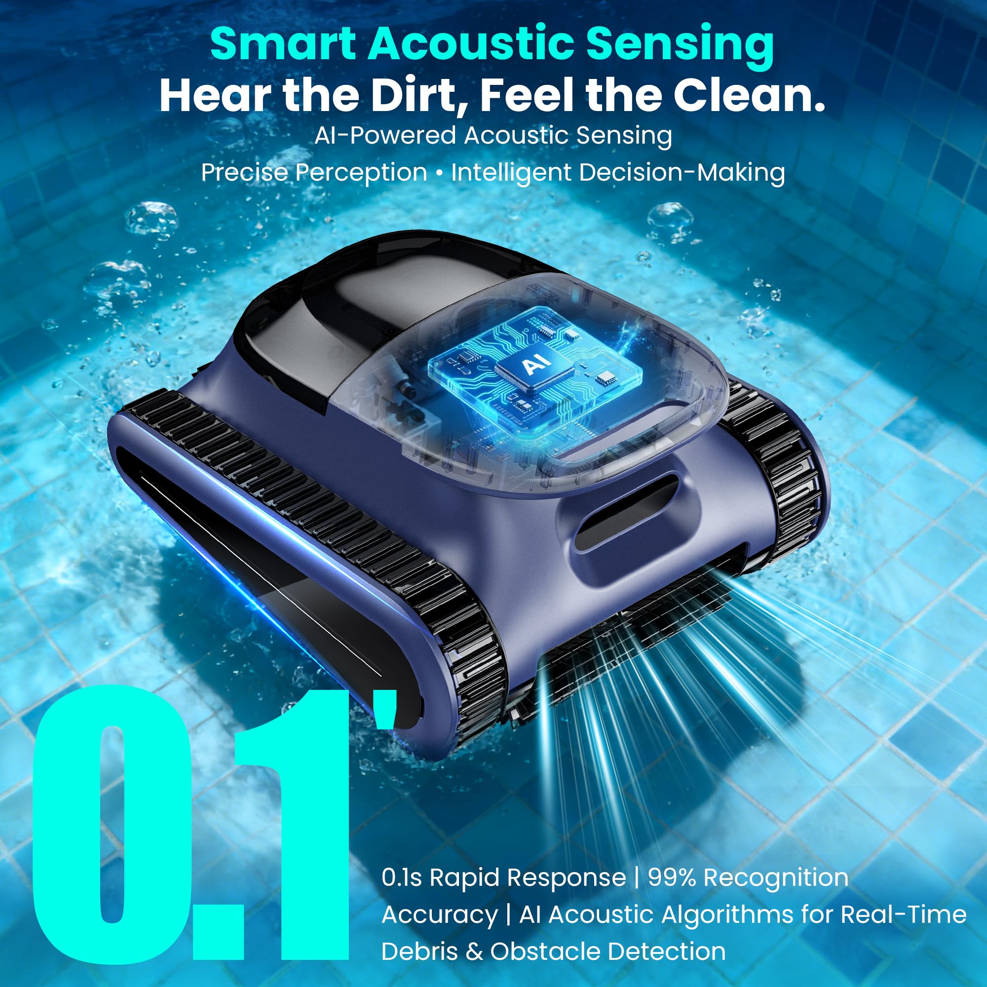 Seauto SAT30 (2026 new) Cordless Robotic Pool Vacuum Seauto